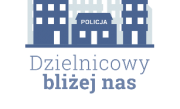 Zamieszczone obraz przedstawia logo programu pn. &quot;Dzielnicowy Bliżej Nas&quot;.