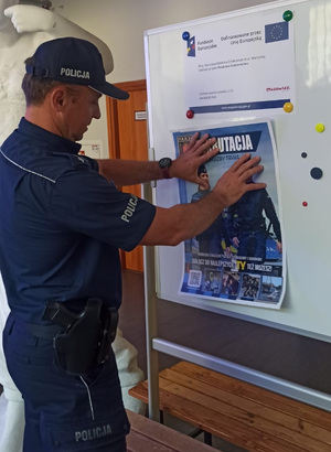 Dzielnicowi ze Śródmieścia promują służbę w Policji