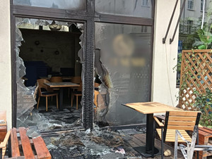 Policjanci zatrzymali podpalacza - wszystko zarejestrowały kamery