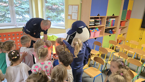 Spotkanie w przedszkolu Bambi z sierżantem Borsukiem
