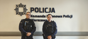 sierż. Konrad Jurkowski i sierż. Paweł Jaroszewski