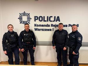 Śródmiejscy patrolowcy uratowali ludzkie życie