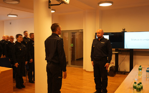 Odprawa roczna w Komendzie Rejonowej Policji Warszawa I