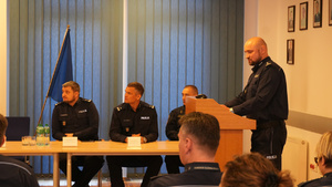 Odprawa roczna w Komendzie Rejonowej Policji Warszawa I