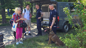 Policjanci z Wilczej na pikniku „Bezpieczne Śródmieście”