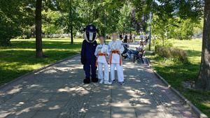 Policjanci z Wilczej na pikniku „Bezpieczne Śródmieście”