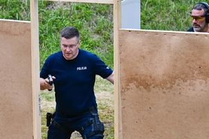 Kolejny tytuł śródmiejskiego policjanta zdobyty na międzynarodowych zawodach strzeleckich
