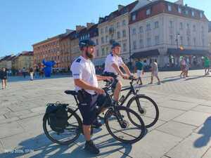 Rowerowe patrole w sercu stolicy