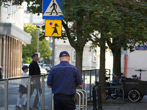 Bezpieczna droga do szkoły ze śródmiejskimi policjantami