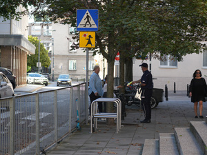 Bezpieczna droga do szkoły ze śródmiejskimi policjantami