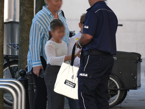 Bezpieczna droga do szkoły ze śródmiejskimi policjantami