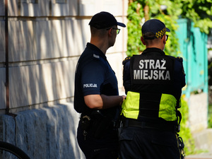 Bezpieczna droga do szkoły ze śródmiejskimi policjantami